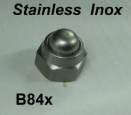 Dado bloccaggio mozzo anteriore INOX per Lambretta LI + TV + SX + DL + Serveta