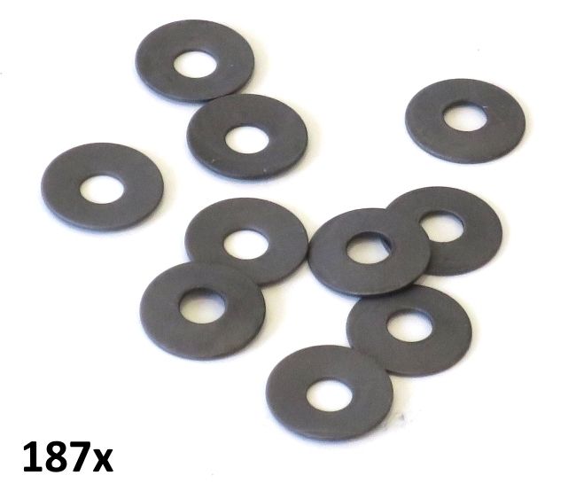 Rondella a tazza 4 x 12mm (confezione da 10pz.) fissaggio listelli scudo