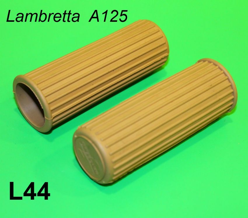 Ivory handlebar grips for Lambretta A