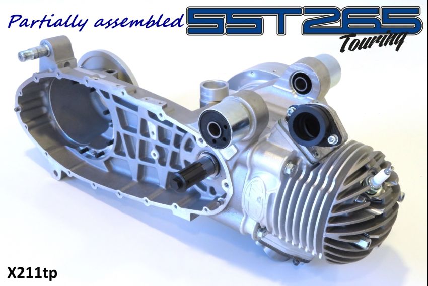 Motore Casa Performance SST265 Touring parzialmente assemblato per Lambretta S1 + S2 + S3 + DL + Serveta