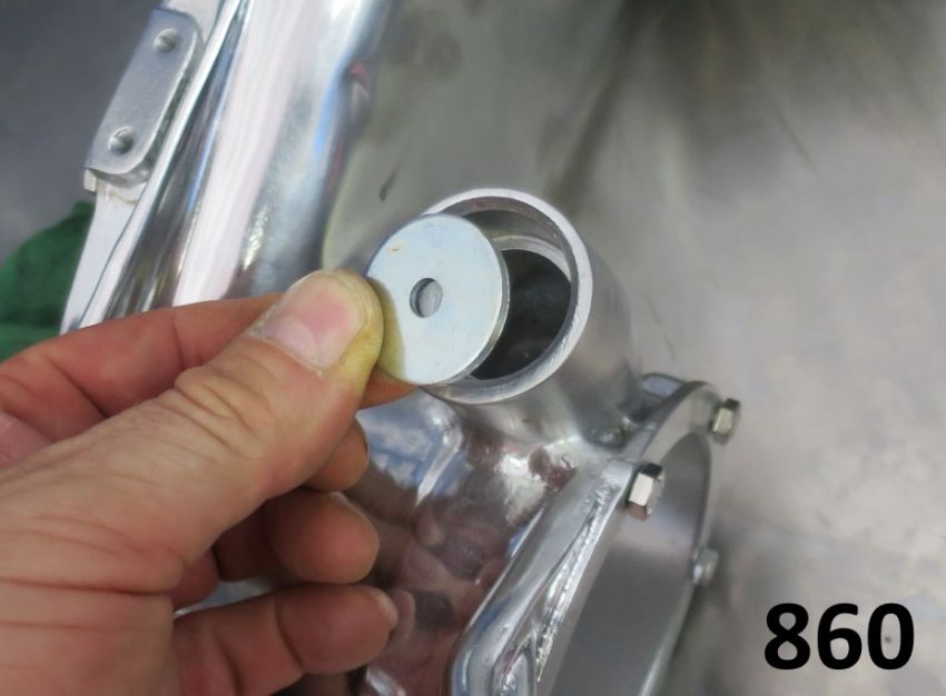 Rondella tampone fine corsa motore Lambretta LI + TV2/3 + Special + SX + DL + Serveta