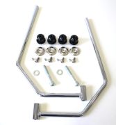 Parabrezza Sportivo RLC Nero Lucido per Lambretta V-Special