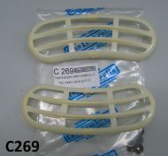 Griglie in plastica cofani laterali Lambretta LD
