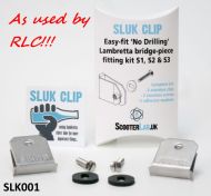 Kit di fissaggio ponticello scudo SLUK-Clips Lambretta  LI + TV + Special + SX + DL + Serveta