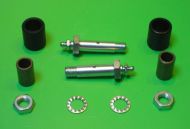 Pair of fork link bolts with grease nipples + bushes Lambretta LI S1/S2  + TV1 + TV2