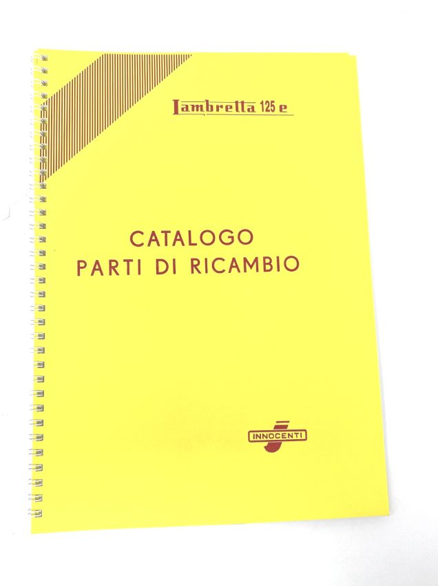 Catalogo parti di ricambio Lambretta E