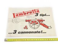 Brochure originale Lambretta S2 "3 tipi di cannonate"