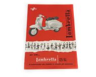 Brochure originale presentazione Lambretta S1 125cc