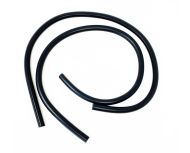 Pair of black legshield rubber beadings Lambretta GP + DL