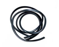Pair of black sidepanel rubber beadings for Lambretta J50 Special
