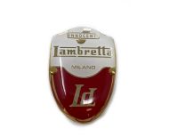 Front plastic legshield badge Lambretta LD  Vers. 2 + 3