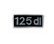 '125DL' legshield badge for Lambretta DL