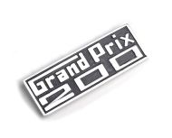 Scritta scudo "Grand Prix 200" Lambretta GP