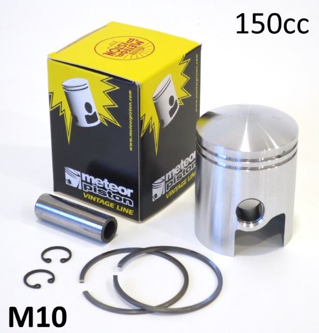 Pistone completo 57mm + maggiorazioni varie Lambretta LI + SX + Special + DL 150cc