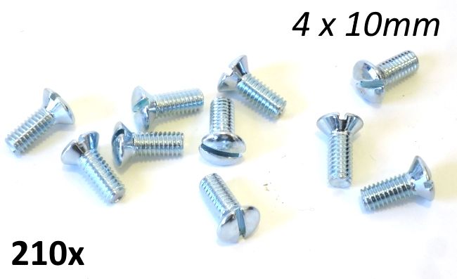 Vite 4 x 10mm a taglio goccia di sego (confezione da 10pz.)