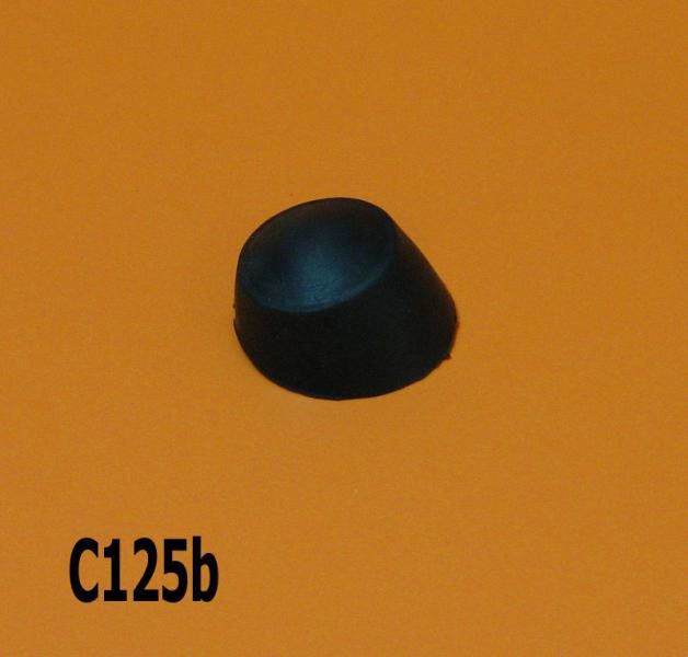 Tappo in gomma per perno ammortizzatore posteriore Lambretta Lui 50C/CL + 75S/SL