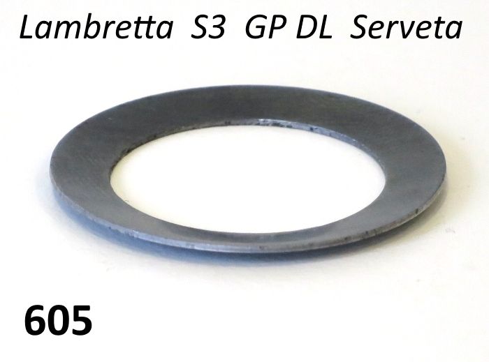 Spessore anti vibrante per comando gas al manubrio Lambretta LI S3 + SX + Special + DL + Serveta