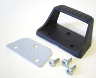 Maniglia posteriore completa di piastra cromata e viti per Lambretta J50 Special