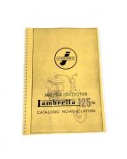 Parts catalogue Lambretta A (m)