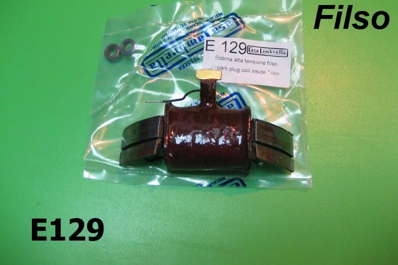 Filso HT ignition coil internal type for Lambretta C + LC (second version from 1951) + D + LD
