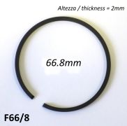 66.8mm (2.0mm thick) high quality original type piston ring