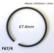 Fascia elastica (segmento) 67.4mm (altezza 2.0mm) tipo originale di alta qualità
