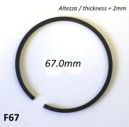 Fascia elastica (segmento) 67.0mm (altezza 2.0mm) tipo originale di alta qualità