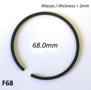 Fascia elastica (segmento) 68.0mm (altezza 2.0mm) tipo originale di alta qualità