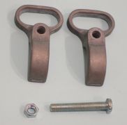 Clamp guide for gearchange and rear brake cables (under footboards) for Lambretta LD