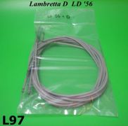 Complete cable set Lambretta LD  (model product from 1954 to 1956)