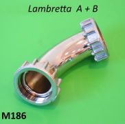 Collettore cromato per marmitta Lambretta A + B