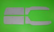 Rubber floormat set for Lambretta TV1