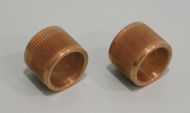 Coppia bronzine coperchi forcella Lambretta D + LD + F (2a versione)