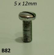 Vite 5 x 12mm testa cilindrica bombata