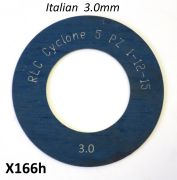 Spessore 3,0mm per 1° marcia del cambio Lambretta S1 + S2 + TV2 + S3 + TV3 + Special + SX + DL + Serveta