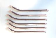 Complete floorboard runner set for Lambretta LD France (French production models)