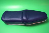 Blue Pegasus 'flatbase' seat HIGH fronted version for Lambretta LI + TV + SX + DL + Serveta