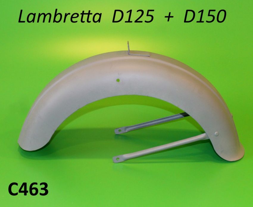 Parafango anteriore Lambretta D + E + F (Vers.2)