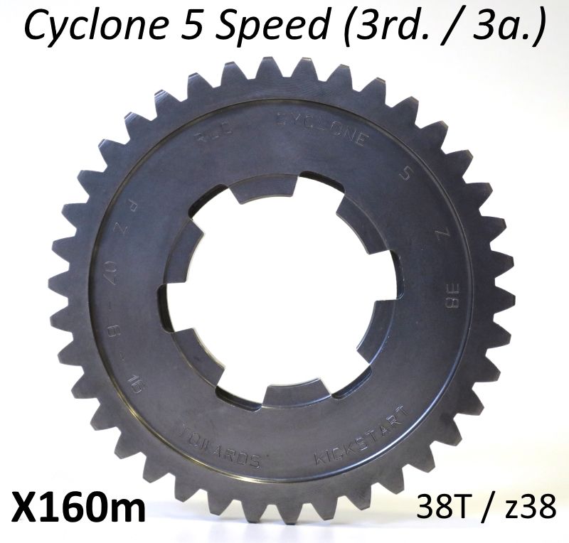 z38 ingranaggio 3a. marcia per cambio 5 marce 'Cyclone 5 Speed'