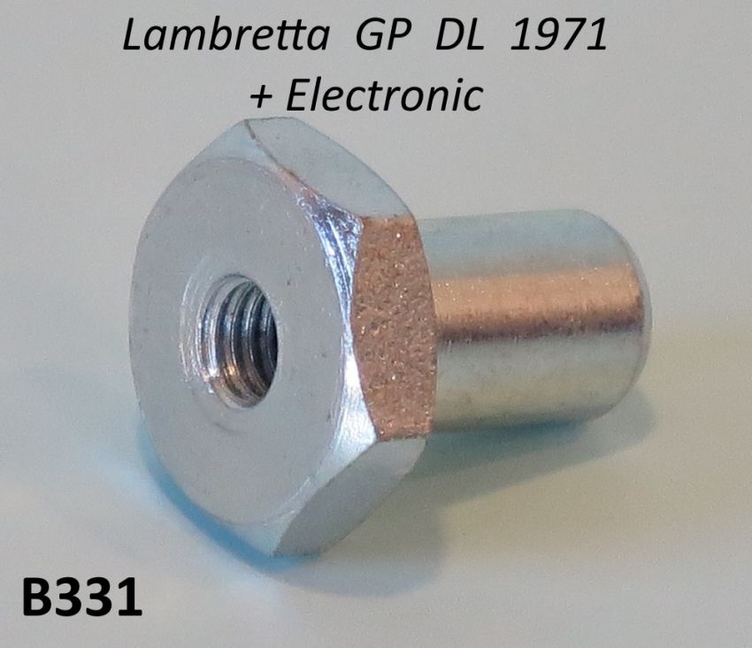 Special nut to mount rear light unit for Lambretta GP DL + Electronic 1971 (late production)