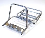 Portapacchi cromato posteriore mod. Serveta per Lambretta LI S3 + TV3 + SX + DL + Serveta