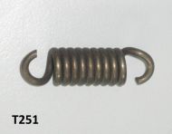 Spring for front brake shoes for Lambretta D + LD + E + F