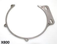 Adattatore Marmitta in Inox Casa Performance per carter Lambretta J + Lui 50cc con cilindro 125 o CP One35