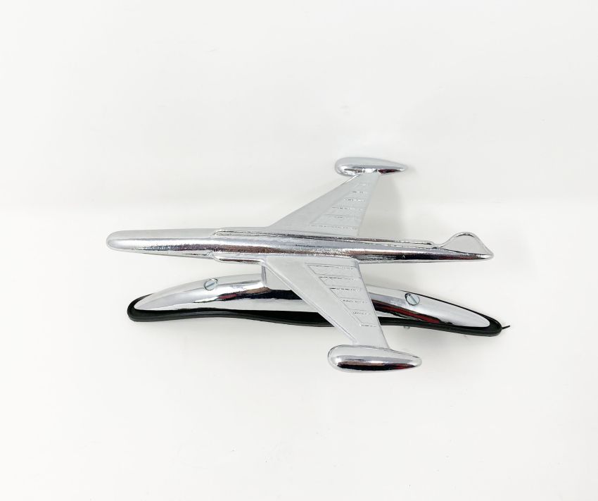 Accessorio Aeroplano cromato per parafango anteriore Lambretta C + D + E + F + LI S1 /S2 + TV1/2