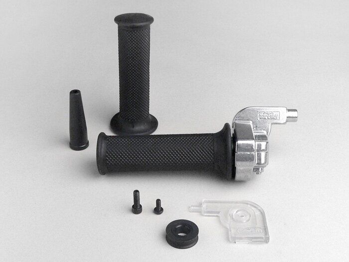 Quick action throttle grip -TOMMASELLI Ø=22mm horizontal- Alloy