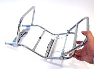 Portapacchi cromato posteriore mod. Serveta per Lambretta LI S3 + TV3 + SX + DL + Serveta