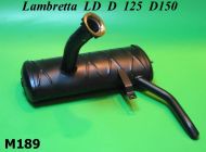Complete exhaust Lambretta D + LD (models produced until 1955)