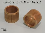 Coppia bronzine coperchi forcella Lambretta D + LD + F (2a versione)