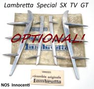 Set di fregi per fiancata Lambretta Special + TV3 + SX150 + GT / TV200