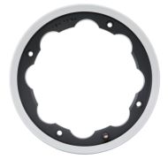 SIP Matt Black with polished edge tubeless wheel rim Lambretta LI + TV + SX + Special + DL + Serveta
